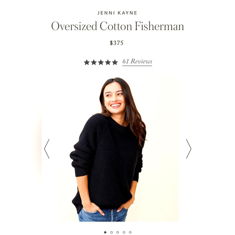 Jenni Kayne cotton fisherman's sweater